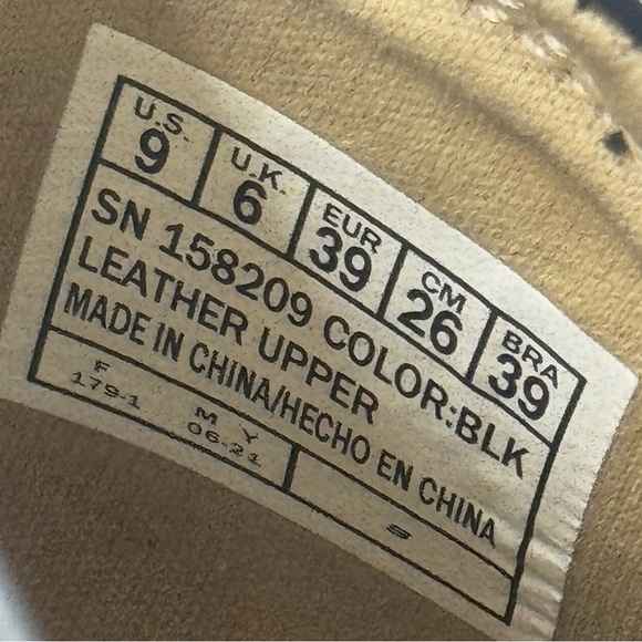 Skechers leather air-cooled memory foam black loafers size 9 - Picture 8 of 8